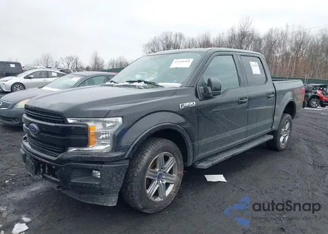 2018 Ford F-150 Lariat z USA, uszkodzony, nr VIN 1FTEW1EP0JFD77975